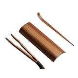 Max Solid Bamboo Puer Tea Tool Accerrories Scoop Spoon Clip
