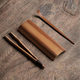 Max Solid Bamboo Puer Tea Tool Accerrories Scoop Spoon Clip