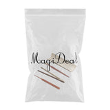 Max Tea Accessory Bamboo Tea Scoop Spoon Clip Tea Ceremony Utensil Set I- 4pcs