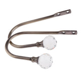 Max 2Pcs Curtain Tieback Hooks U Tie Backs for Voiles Curtain Holdback Bronze