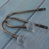 Max 2Pcs Curtain Tieback Hooks U Tie Backs for Voiles Curtain Holdback Bronze