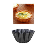 Max Mini Tart Pan Carbon Steel Muffin Dessert Mold Non-stick Cupacke Baking Tin