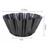 Max Mini Tart Pan Carbon Steel Muffin Dessert Mold Non-stick Cupacke Baking Tin