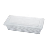 Maxbell Plastic Food Storage Container Refrigerator Organizer Box with Handle S