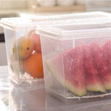 Maxbell Plastic Food Storage Container Refrigerator Organizer Box with Handle S