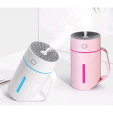 Max USB Ultrasonic Humidifier LED Light Air Purifier Aroma Diffuser White