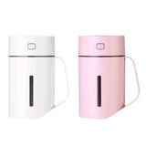 Max USB Ultrasonic Humidifier LED Light Air Purifier Aroma Diffuser White