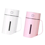 Max USB Ultrasonic Humidifier LED Light Air Purifier Aroma Diffuser White