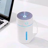 Max USB Ultrasonic Humidifier LED Light Air Purifier Aroma Diffuser White