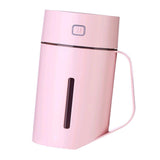 Max Maxb USB Ultrasonic Humidifier LED Light Air Purifier Aroma Diffuser Pink