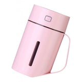 Max Maxb USB Ultrasonic Humidifier LED Light Air Purifier Aroma Diffuser Pink