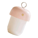 Max Maxb Portable Mini Humidifier with Lights USB Rechargeable for Home Office Pink