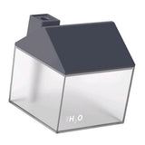 Max 3-in-1 USB House Humidifier with Minifan & Colorful Night Light Gray