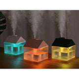 Max 3-in-1 USB House Humidifier with Minifan & Colorful Night Light Gray