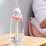 Max USB Mineral Water Bottle Mini Humidifier portable Air Atomizer Pink Rabbit