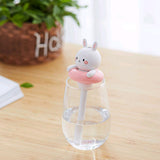 Max USB Mineral Water Bottle Mini Humidifier portable Air Atomizer Pink Rabbit