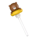 Max USB Mineral Water Bottle Mini Humidifier portable Air Atomizer Gray Bear