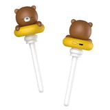 Max USB Mineral Water Bottle Mini Humidifier portable Air Atomizer Gray Bear