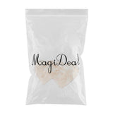 Max Heart Shaped Area Rug, Artificial Wool Shaggy Floor Mat Carpet White-Yellow