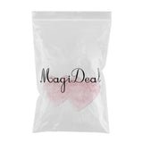 Max Heart Shaped Area Rug, Artificial Wool Shaggy Floor Mat Carpet Pink