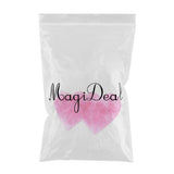 Max Heart Shaped Area Rug, Artificial Wool Shaggy Floor Mat Carpet Rose Red
