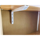 Max Aluminum Alloy Angle Bracket Shelf Bracket Corner Brace Joint 100 x 150mm