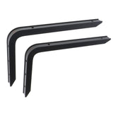 Max L Shaped Wall Mounted Shelf Bracket Hanging Holder For Home Decor 150x250mm