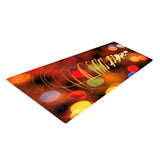 Max Living Room Floor Mat Carpet Bedroom Area Rug for Christmas  Light Yellow
