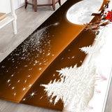 Max Living Room Floor Mat Carpet Bedroom Area Rug for Christmas  Chocolate