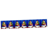 Max Christmas Pattern Cotton and Linen Table Bed Runner Double Sided Tapestry 03