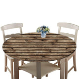 Max Waterproof Table Cover Cloth for 120cm Round Tables Restaurant BBQ Dining C
