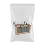 Max Wooden Electronic Smart Clock Date Temperature Dispaly Clock Brown
