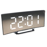 Ultra Large LED Display Screen Digital Mirror Alarm Clock White