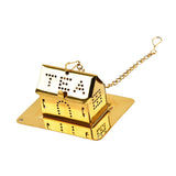 Max Stainless Steel Tea Ball Filter Tea infuser For Loosing Leaf Tea  Golden