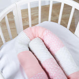 Maxbell Cotton Long Pillow Pad Cot Pillow For Baby Room Crib and Bed Pink
