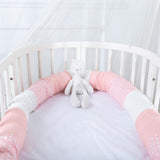 Maxbell Cotton Long Pillow Pad Cot Pillow For Baby Room Crib and Bed Pink