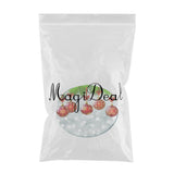 Max Xmas Theme Waterproof Tablecloth for Round Table 1.2m Dia Red Balls