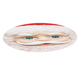 Max Xmas Theme Waterproof Tablecloth for Round Table 1.2m Dia Santa Claus