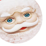 Max Xmas Theme Waterproof Tablecloth for Round Table 1.2m Dia Santa Claus