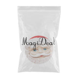 Max Xmas Theme Waterproof Tablecloth for Round Table 1.2m Dia Santa Claus