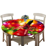 Max 3D Print Christmas Style Waterproof Table Cloth 1.2x1.2m Style02