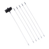 Max Dryer Duct Cleaning Kit Lint Remover Brush + Bendable Rods 6 Rods 1 Brush