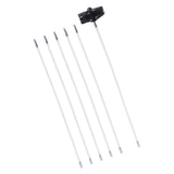 Max Dryer Duct Cleaning Kit Lint Remover Brush + Bendable Rods 6 Rods 1 Brush