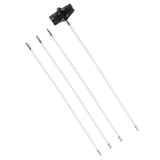 Max Dryer Duct Cleaning Kit Lint Remover Brush + Bendable Rods 4 Rods 1 Brush