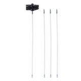 Max Dryer Duct Cleaning Kit Lint Remover Brush + Bendable Rods 4 Rods 1 Brush