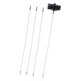 Max Dryer Duct Cleaning Kit Lint Remover Brush + Bendable Rods 4 Rods 1 Brush