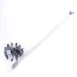 Max Dryer Duct Cleaning Kit Lint Remover Brush + Bendable Rods 4 Rods 1 Brush