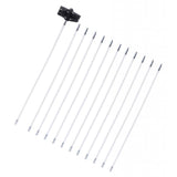 Max Dryer Duct Cleaning Kit Lint Remover Brush + Bendable Rods 12 Rods 1 Brush