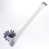Max Dryer Duct Cleaning Kit Lint Remover Brush + Bendable Rods 12 Rods 1 Brush