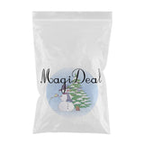 Max Round Christmas Table Cover Cloth for 120cm Kitchen Tables Snowman